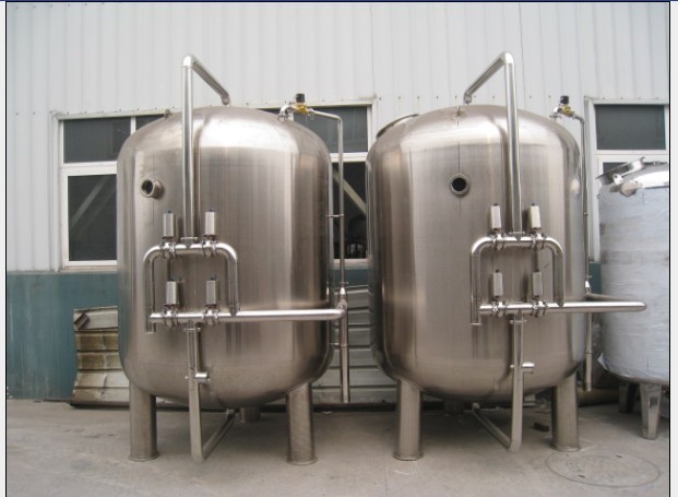 Stainless steel sand  filter carbon filter
